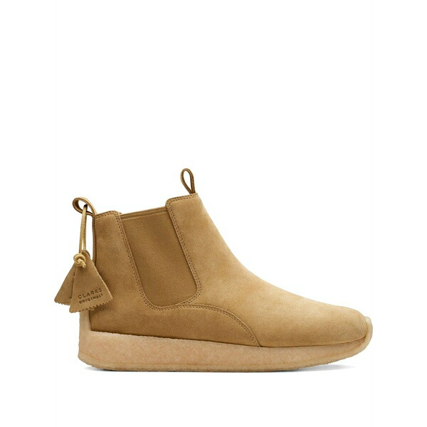 クラークス メンズ ブーツ シューズ Radlett "light sand" ankle boots Neutrals|asty
