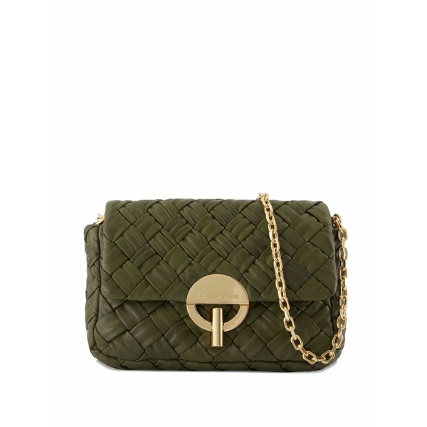 ヴァネッサ ブリューノ レディース ショルダーバッグ 御徒面子 Nano moon shoulder bag Green