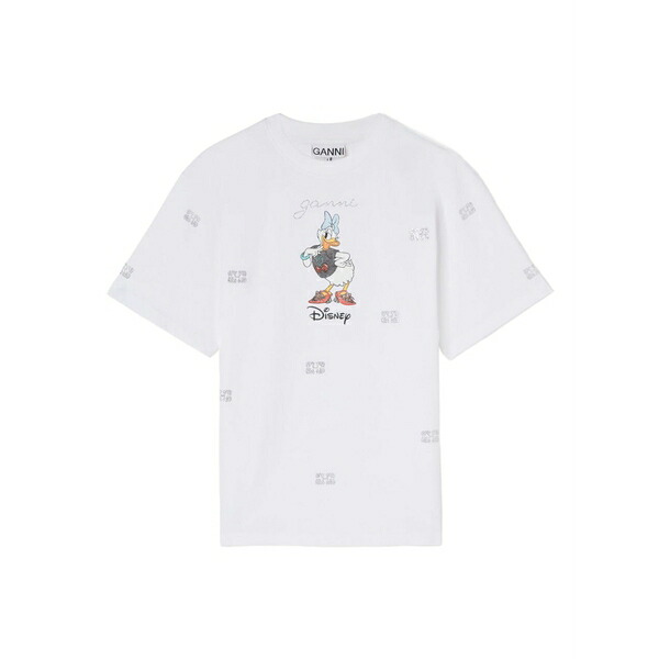 ガニー レディース プルオーバー トップス X disney graphic t-shirt White