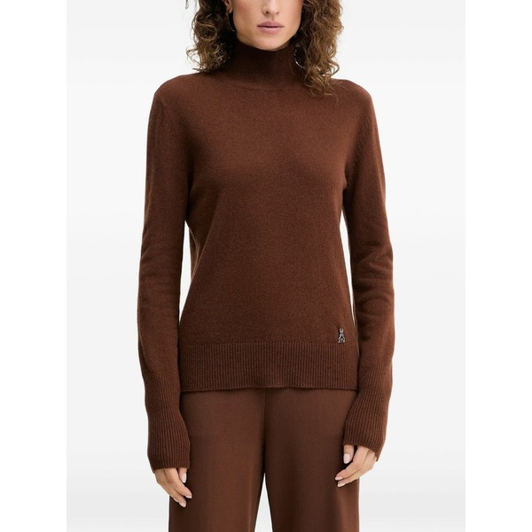 パトリツィア ペペ レディース 編み物\u0026スウェーター アウター Roll-neck sweater Brown