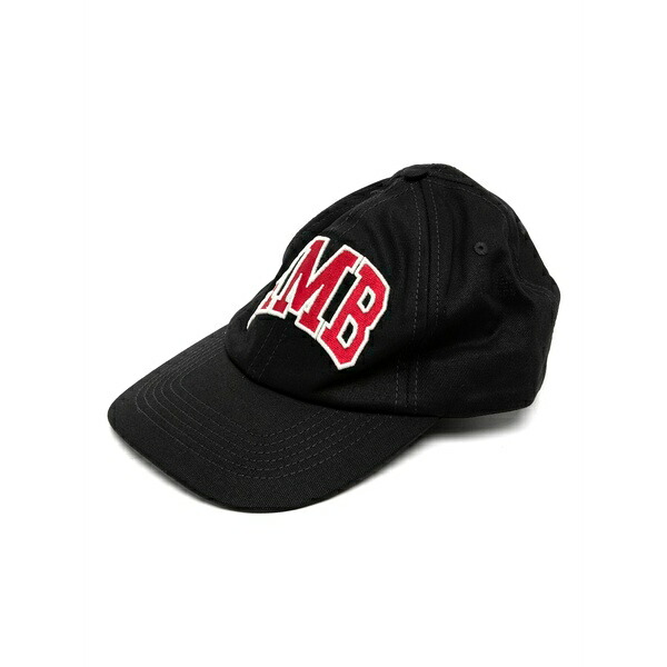 アンブッシュ メンズ かぶり笠 付属品 Logo-embroidered cap Black