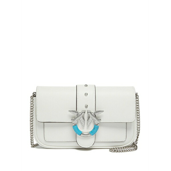 ピンコ レディース ショルダーバッグ バッグ Stud-detail chain crossbody bag White