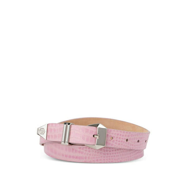 フィリップ飾り気のない レディース 三尺帯 付属物 Logo-detail belt Pink