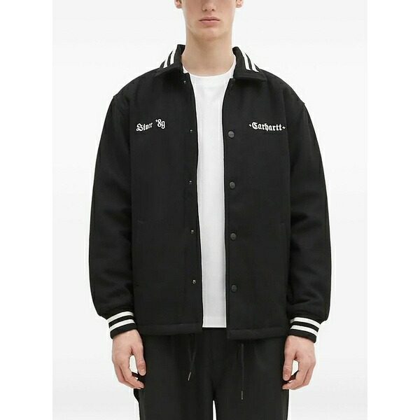 カーハート メンズ ジャケット＆ブルゾン アウター Embroidered coach jacket Black｜asty 42,770円