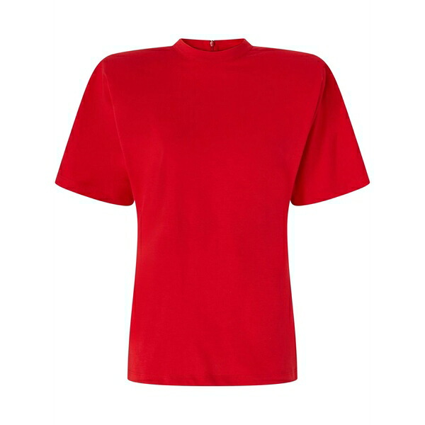 ピンコ レディース シャツ トップス Belted blouse Red｜asty