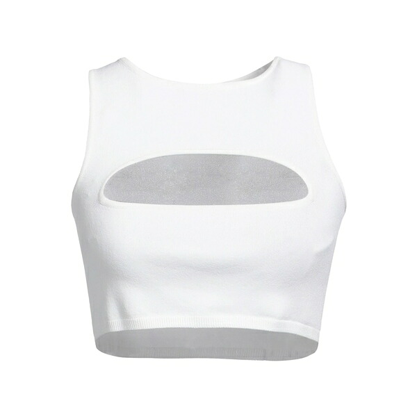 【送料無料】 ディースクエアード レディース Tシャツ トップス Tops White｜asty