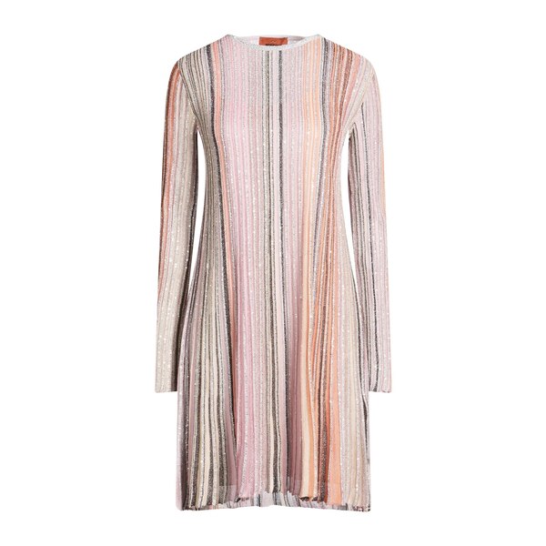 【送料無料】 ミッソーニ レディース ワンピース トップス Mini dresses Pink