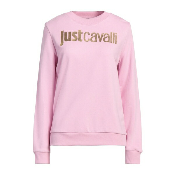 【貨物輸送無料】 ロベルトカヴァリ レディース パーカー・スウェットシャツ アウター Sweatshirts Pink