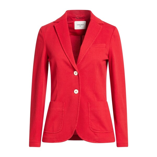 【送料無料】 チルコロ1901 レディース ジャケット＆ブルゾン アウター Blazers Red