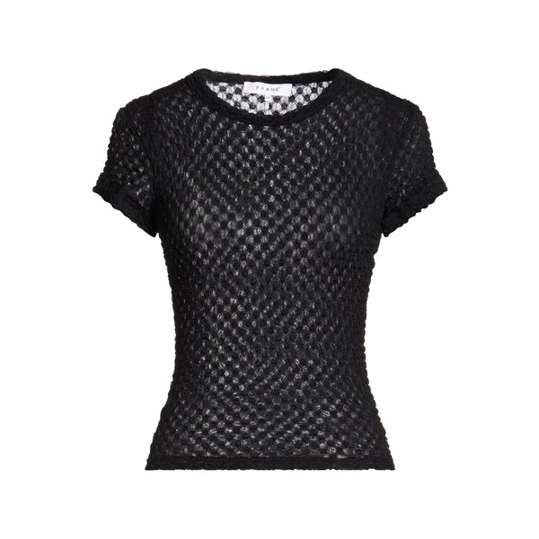 【送料無料】 フレーム レディース Tシャツ トップス T-shirts Black