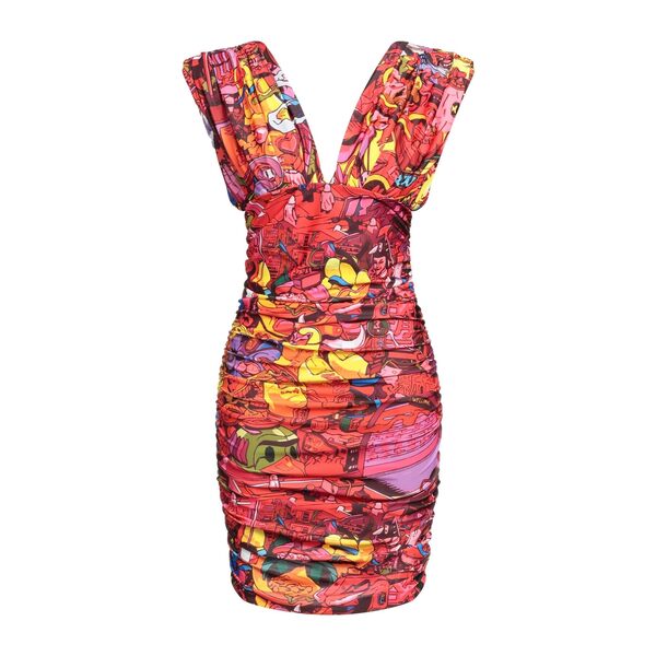 【送料無料】 アニエバイ レディース ワンピース トップス Mini dresses Red