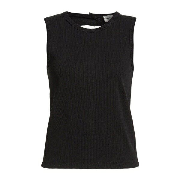 【送料無料】 メイメイジェイ レディース Tシャツ トップス Tank tops Black|asty