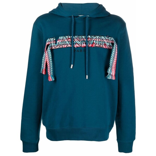 LANVIN LANVIN ランバン パーカー・スウェットシャツ アウター メンズ Sweatshirts Navy blue 