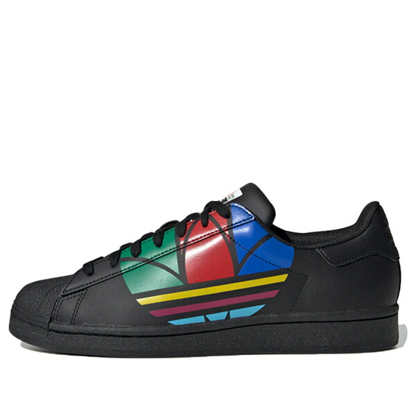 adidas アディダス メンズ スニーカー  【adidas Superstar Pure \u0027Colorful Trefoil - Core Black\u0027 FU9518】  大きさ US_5(23.0糎)