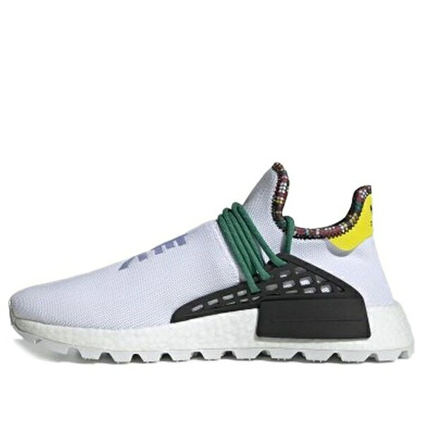 adidas アディダス メンズ スニーカー  【adidas x Pharrell NMD Hu Pharrell Inspiration Pack \u0027White Black\u0027 EE7583】  大きさ US_12(30.0珊)