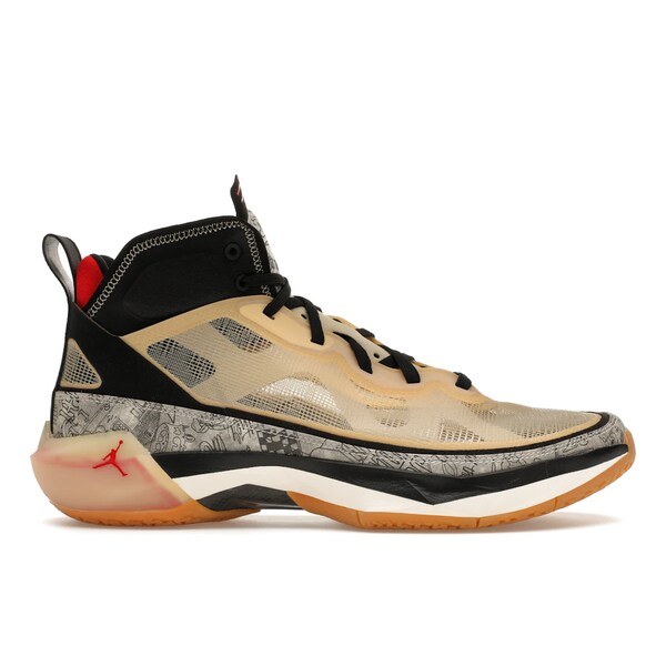 Jordan ジョーダン メンズ スニーカー 【Jordan 37 Jayson Tatum】 サイズ US_11.5(29.5cm) Pale Vanilla/Black/Pale Ivory/University Red