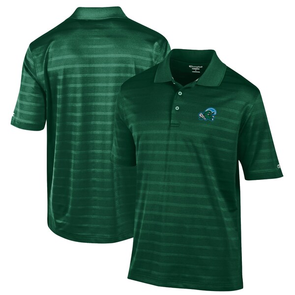 チャンピオン メンズ ポロシャツ トップス Tulane Green Wave Champion Textured Solid Polo  最大54%OFFクーポン