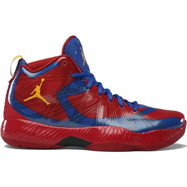 Jordan ジョーダン メンズ スニーカー 【Jordan 2012 Lite Super Heroes Superman】 サイズ US_M_13 Game Royal/Varsity Maize-Gym Red画像
