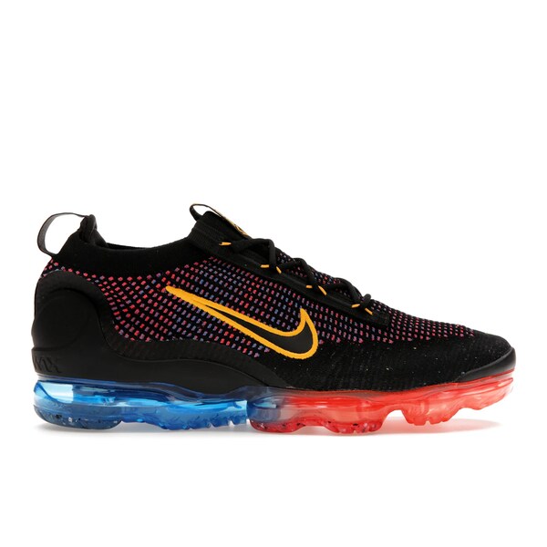 Nike ナイキ メンズ スニーカー 【Nike Air VaporMax 2021 FK Black Photo Blue Crimson Gold】 サイズ US_11(29.0cm) Black/Photo Blue/Bright Crimson/University Gold|asty
