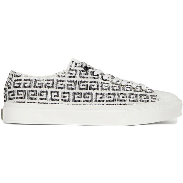 Givenchy ジバンシー メンズ スニーカー 【Givenchy City In 4G Jacquard】 サイズ US_12(30.0cm) White/Black｜asty