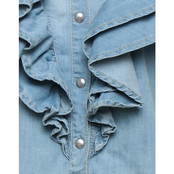 70%以上節約 ガレパリ レディース シャツ トップス Denim shirts Blue erino.reg.novene.ru