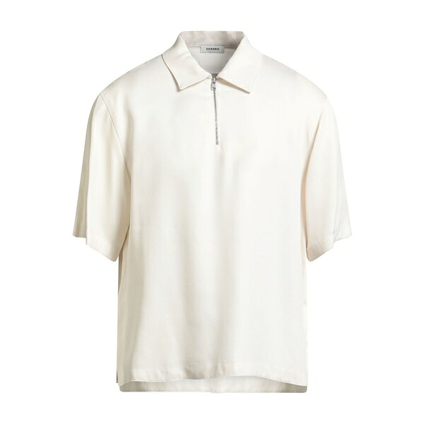 【送料無料】 サンドロ メンズ Tシャツ トップス Polo shirts White