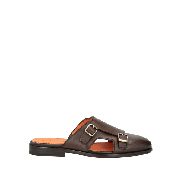 【送料無料】 サントーニ メンズ サンダル シューズ Mules & Clogs Brown