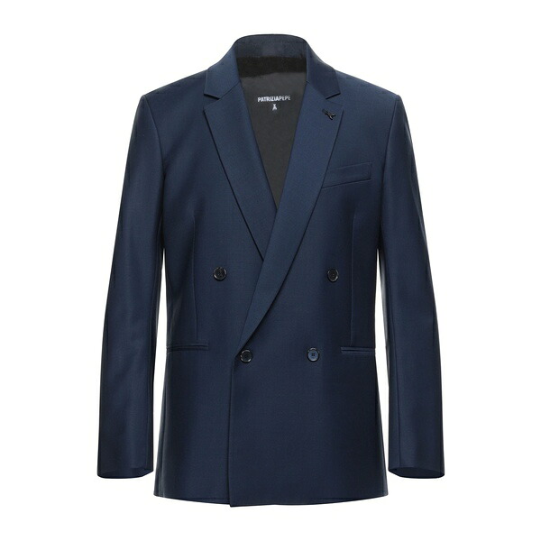 【貨物輸送無料】 パトリツィア ペペ メンズ 上衣＆上衣 アウター Blazers Blue コート・ジャケット-メンズファッション
