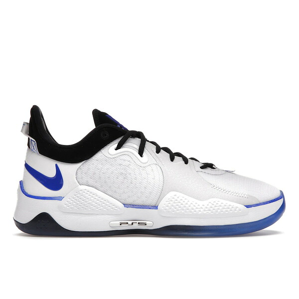 Nike ナイキ メンズ スニーカー 【Nike PG 5 Playstation White】 サイズ US_12.5(30.5cm) White/Blue-Black|asty