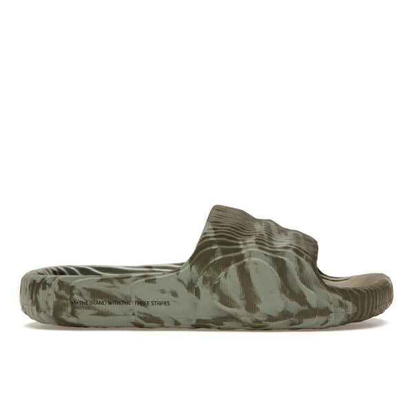 adidas アディダス メンズ スニーカー  【adidas Adilette 22 Slides Olive Strata Silver Green】  大いさ US_6(24.0糎) Olive Strata/Silver Green/Core Black メンズ靴-靴