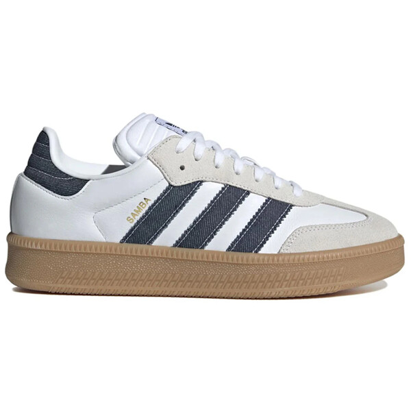 adidas アディダス メンズ スニーカー  【adidas Samba XLG Denim】  大いさ US_M_13 White/Night Indigo/White/Gum 靴-スニーカー
