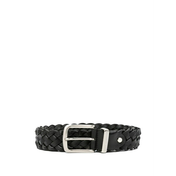 ダニエレ アレッサンドリー二 メンズ 胴締め 付属品 Braided leather belt Black