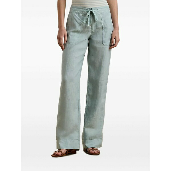 ラルフローレン レディース 心地好いズボン下 ボトムス Drawstring pocket trousers Blue