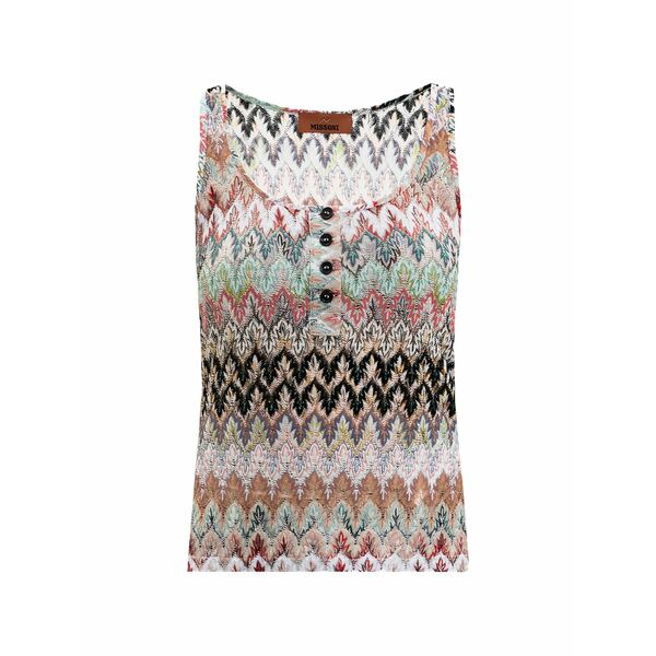 ミッソーニ レディース カットソー トップス Button patterned top Neutrals