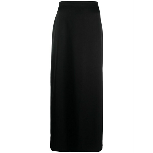 ランバン レディース スコート ボトムス Satin MIDI skirt Black