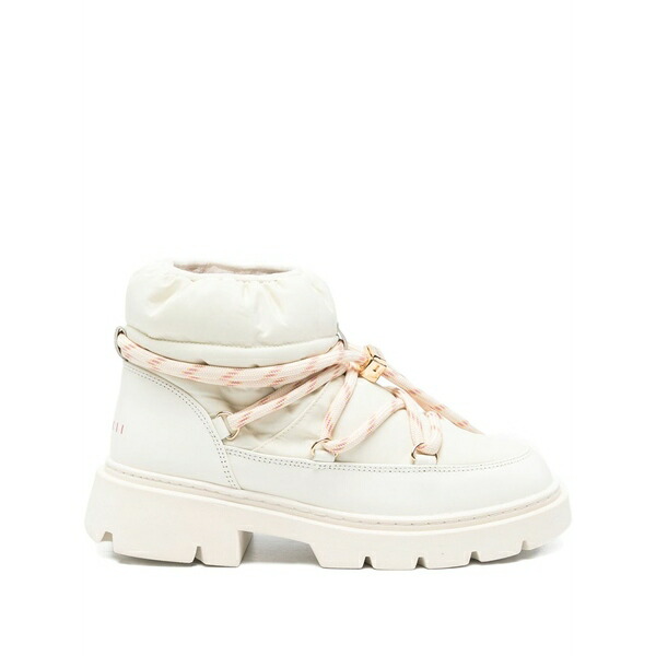 イヌイキー レディース ブーツ シューズ Endurance puffer boots White｜asty
