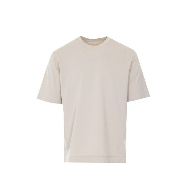 チルコロ1901 メンズ Tシャツ トップス Crewneck t-shirt Neutrals｜asty
