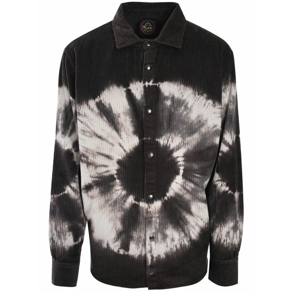 マウナ ケア メンズ シャツ トップス Shibori shirt Brown｜asty
