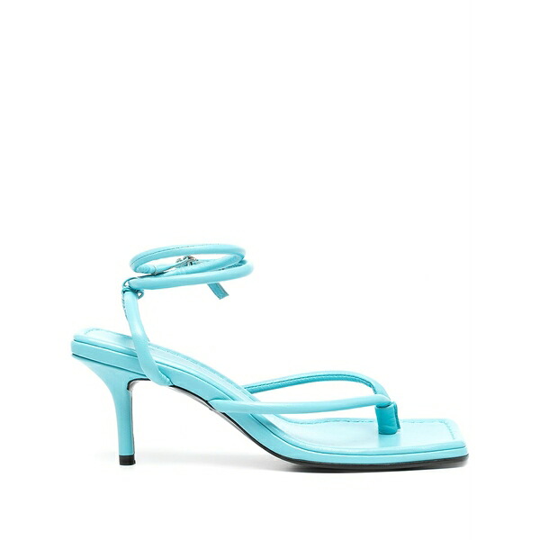 ジュン・ジー レディース サンダル シューズ Padded thong-strap sandals Blue