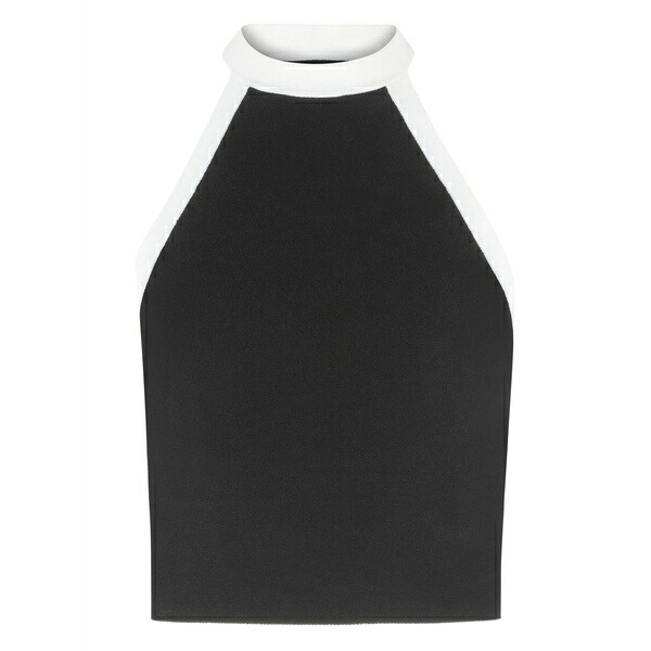 ニナリッチ レディース カットソー トップス Halterneck knit top Black｜asty