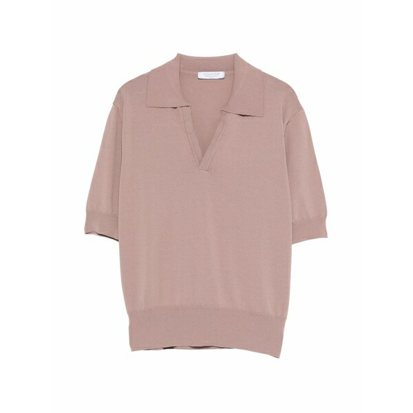 ダニエル フィエゾリ レディース プルオーバー トップス V-neck t-shirt Pink