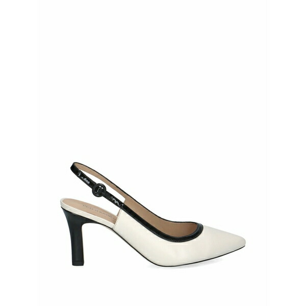 ピーター カイザー レディース パンプス シューズ Point-toe slingback pumps White