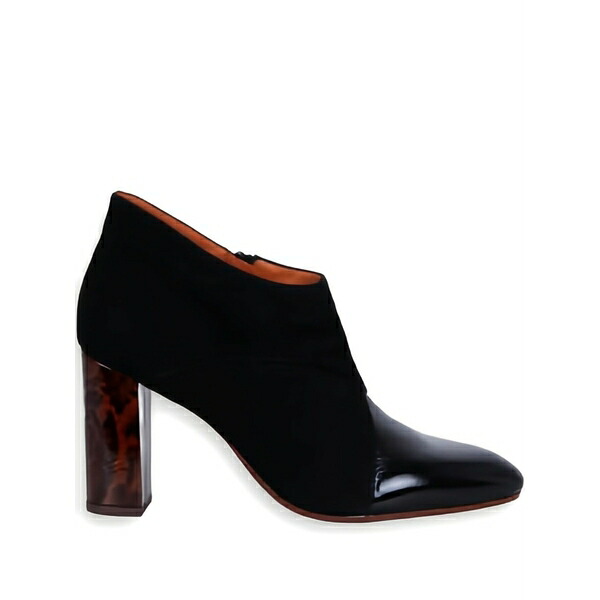 チエミハラ レディース ブーツ シューズ 75粍 etika tortoise heel boots Black