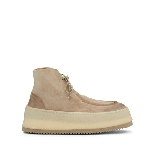 マーシャル  レディース ブーツ シューズ 85粍 parapana leather boots Neutrals
