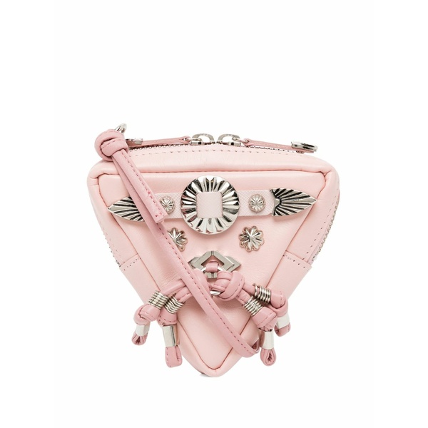 トゥーガ メンズ ショルダーバッグ 御徒面子 Studs-detail crossbody bag Pink