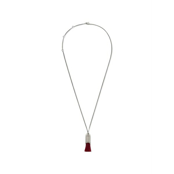 ルメール メンズ ネックレス・チョーカー アクセサリー Nano personal brush adjustable necklace Silver｜asty