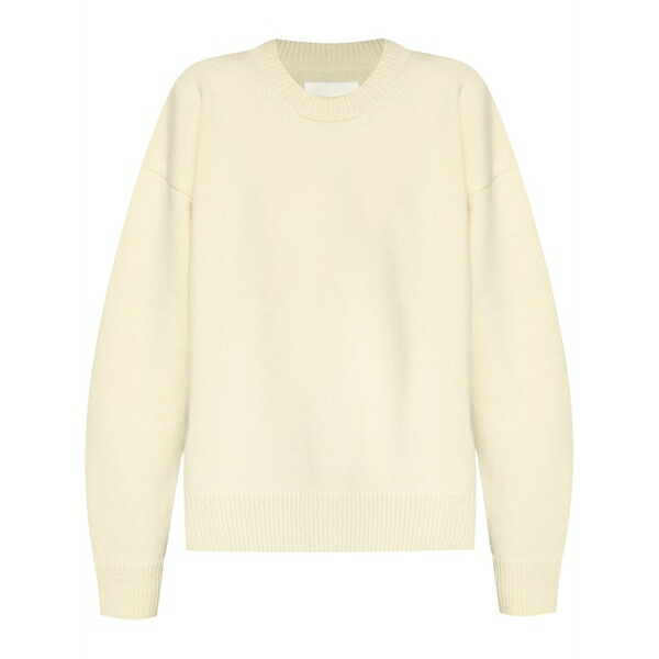 ジル・サンダー レディース 編み物\u0026スウェーター アウター Drop-shoulder crew-neck jumper Neutrals