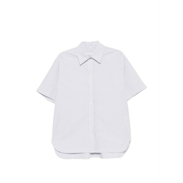 マニュエル リッツ レディース シャツ トップス Striped shirt White｜asty