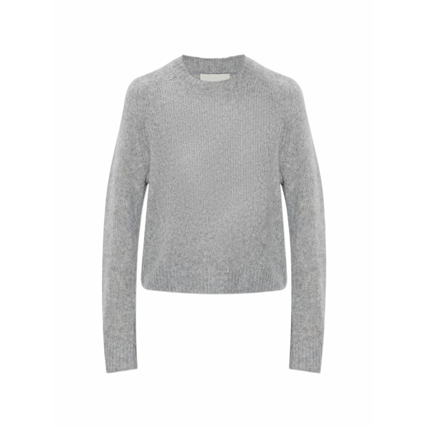 リサ・ヤン レディース 編み物\u0026プルオーバー アウター Crew neck sweater Grey