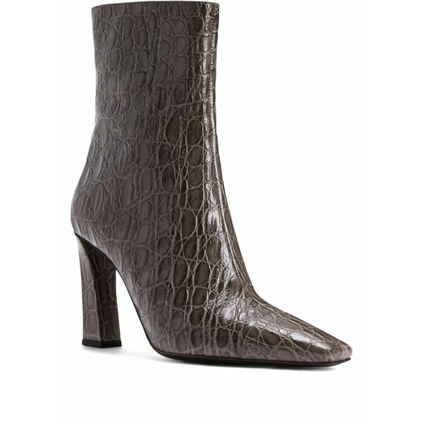 ジュゼッペザノッティ レディース ブーツ シューズ 90粍 janiee crocodile-effect ankle boots Grey